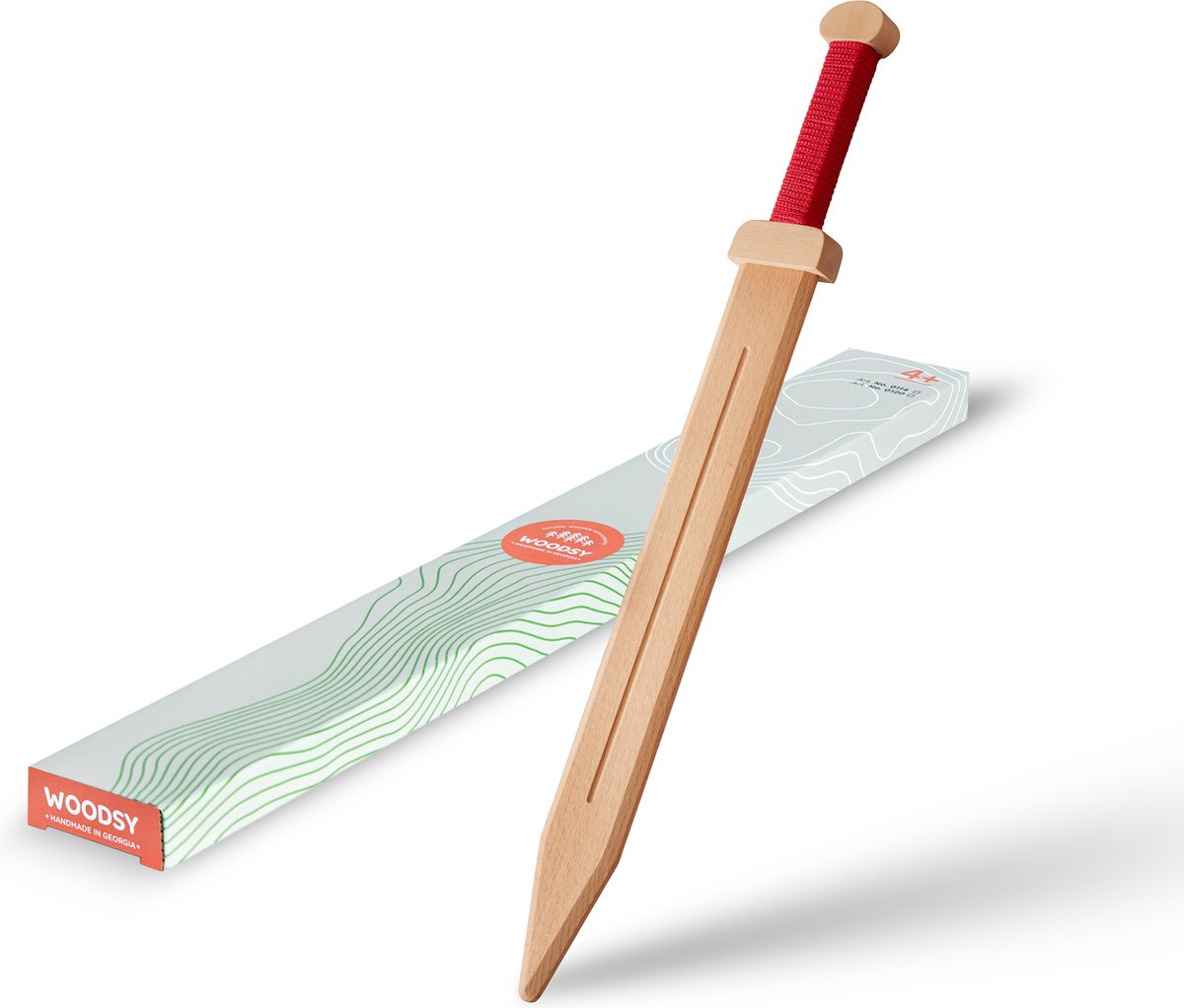   Romeins zwaard Gladius | 54 cm rose handvat gemaakt van beukenhout ridder ridders Romein kinderzwaard